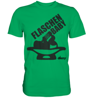 SHIRT – dizzy flaschenbaby schwarz – Premium Shirt