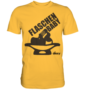 SHIRT – dizzy flaschenbaby schwarz – Premium Shirt