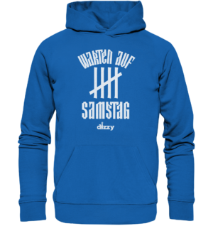 HOODIE – warten auf samstag – Premium Unisex Hoodie