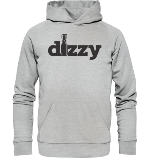 HOODIE – dizzy – Logo grau – Premium Unisex Hoodie