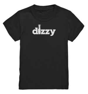 dizzy logo weiss – Kids Premium Shirt