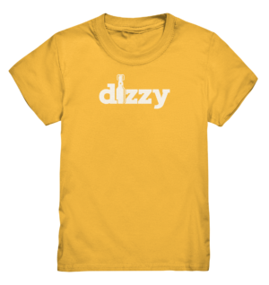 dizzy logo weiss – Kids Premium Shirt