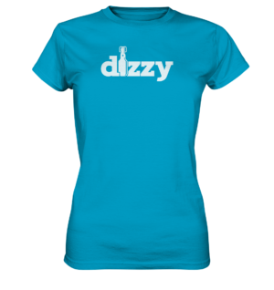 dizzy logo weiss – Ladies Premium Shirt