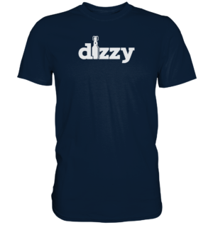 dizzy logo weiss – Premium Shirt