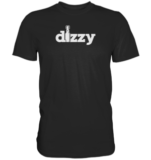 dizzy logo weiss – Premium Shirt