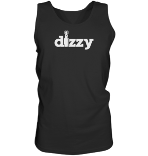 dizzy logo weiss – Tank-Top